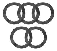 EXQUIMEUBLE Bike Crankset Axle Washer 5pcs Stainless Steel Wave Shape