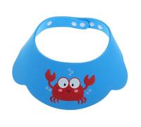 EXQUIMEUBLE Boys and Girls Adjustable Shower Cap Cartoon Bath Visor for Hair Washing Comfortable Silicone Shampoo Hat for Toddlers Fun Ear Protector for Shower