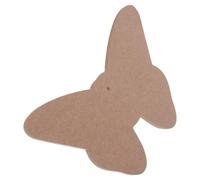 EXQUIMEUBLE Butterfly-Shaped Wooden Mosaic Base Tray for DIY Crafts, Unfinished Wood Display Board for Mosaic Tiles, Home Decoration Art Project Pedestal