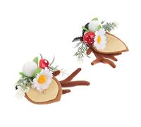 EXQUIMEUBLE Cat Ear Hairpin Hair Accessory Christmas Bobby Pin Hair Decoration Cat Ears for Christmas Party Stage Performance Adorable Design for Women