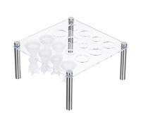 EXQUIMEUBLE Chess Set Silicone Molds Chess Piece Mold Stand with Storage Rack Sturdy Nonstick Easy Release for Creative DIY Crafting Hobbyists and Educators