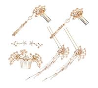 EXQUIMEUBLE Chinese Bridal Hairpin Elegant Wedding Hair Accessories Intricate Design for Traditional Brides and Bridesmaids for Cultural Celebrations and Special Occasions