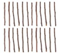 EXQUIMEUBLE Craft Wood Sticks 40Pcs 12Cm Natural Twigs for DIY Art Projects and Rustic Model Building