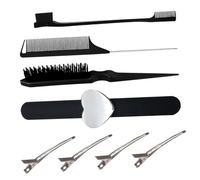 EXQUIMEUBLE Detangling Comb Double Sided Bristle Brush Wide Tooth Hair Styling Combs for Curly Hair Random Style