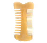 EXQUIMEUBLE Double-sided Anti-static Horn Comb Wide and Fine Teeth for Hair Care and Massage Versatile for All Hair Types for Home Travel and Office Use