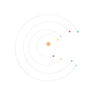 EXQUIMEUBLE Educational Planet Mobile for Boys and Girls and Adults, Science Decor Hanging Solar System Model, Balanced Dynamic Atom Mobile for Classroom and Playroom, Space Enthusiast