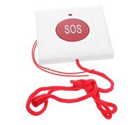 EXQUIMEUBLE Emergency Call Button with Cord for Elderly, Wall-mountable Independent Help Button, Emergency Stop Alert for Home and Travel Safety