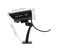 EXQUIMEUBLE Fake Camera High Simulation Cctv Dummy Camera Black without Battery Suitable for Home and Business Surveillance