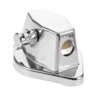 EXQUIMEUBLE Floor Tom Stand Adjustable Leg Bracket Chrome Bass Drum Legs Feet for Drum Set Snare Stands Silent Shockproof Washer