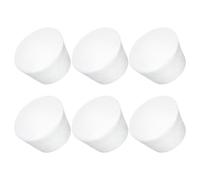 EXQUIMEUBLE Foams Cupcake Models 6Pcs Reusable Smooth Surface Foam Crafting Tools for Buttercream and Fondant Cake Decorating Practice at Home