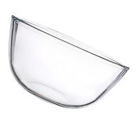 EXQUIMEUBLE Glass Salad Serving Bowl Practical for Term Use 2700ml with Elegant Round Shape and Good Feeling and Microwave Safe for Kitchen Dining