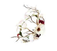 EXQUIMEUBLE Glowing Garland Unique Artificial Flower Hairband for Girl Party Luminous Headdress Prop Decorative Tiara Headdress for Festival