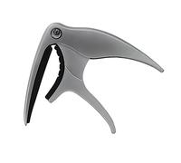 EXQUIMEUBLE Guitar Capo Lightweight Clamp for Acoustic Classical Electric Guitars Easy to Use Durable Design for Musicians and Beginners Silver