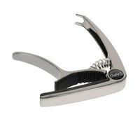 EXQUIMEUBLE Guitar Clamp Capo Zinc Alloy Accessory for Acoustic Electric Guitars Easy to Use Spring Loaded Design for Chord Tuning String Instruments Compact