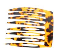 EXQUIMEUBLE Hair Comb for Women Simple Side Comb Vintage Leopard Pattern Styling Hair Accessory at Weddings Daily Looks