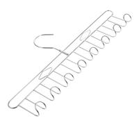 EXQUIMEUBLE Heavy Duty Stainless Steel Wardrobe Organizer Bra Hanger with 8 Hooks, Space Saving Multi-Purpose Clothes Hanger for Organizing Closets and Hanging Ties