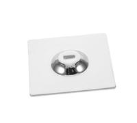 EXQUIMEUBLE Laptop Cable Lock Anchor Base Plate for Anti-theft Security Robust Alloy Material with Self-adhesive Design, Sleek Silver Finish for Desks and Libraries