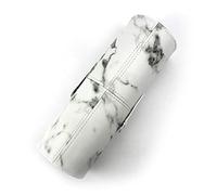 EXQUIMEUBLE Large Makeup Bucket for Women Marble Toiletry Bag Brush Pouch Organizer Portable Travel Cosmetic Brush Holder