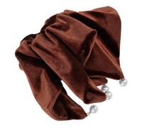 EXQUIMEUBLE Large Velvet Hair Scrunchies Pendant Jumbo Hair Ties for Women for Low Ponytails Stylish Occasions