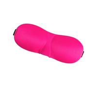 EXQUIMEUBLE Lightweight Contoured Sleeping Mask Adjustable Night Blindfold Eye Shade for Travel Work Naps Breathable Comfortable Design with Elastic Strap Rosy