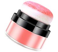 EXQUIMEUBLE Loose Powder Blush with Puff for Women, Plastic Material, Portable Mushroom Head Shape Blusher for Valentine’s Day or Mother’s Day Face Makeup