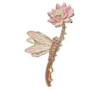 EXQUIMEUBLE Lotus Flower Hairpin Clip Metal Claw Clip for Girls Hair Accessories for Women