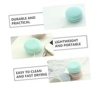 EXQUIMEUBLE Macaron Shape Screen Cleaner Wipes for Phone and Glasses, 4pcs Green Microfiber Cloths, Lens and Eyeglass Cleaning for Smartphones and Eyewear