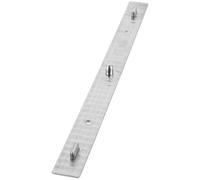 EXQUIMEUBLE Metal Animation Peg Bar 3-pin Pegbar Positioning Ruler for Animation Drawing Paper Fixing Tool for Comic Artists