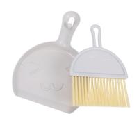 EXQUIMEUBLE Mini Broom and Dustpan Set Lightweight Handheld Cleaning Tool for Small Compact Dustpan and Brush for Desktop Cars and Pet Areas