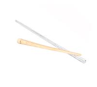 EXQUIMEUBLE Minimalist Alloy Hair Chopsticks 2pcs Vintage Style Hair Sticks for Buns Accessories