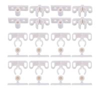 EXQUIMEUBLE Plastic Cabinet Door Ball Catch Latches Securely Close Cabinet 12pcs with Chic and Practical Design for Drawer and Closet Door for Home and Office Use