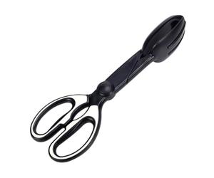 EXQUIMEUBLE Poop Pickup Tool Pet Poop Scooper Plastic for Home and Walk the Park Portable with Tooth Groove Design and Flexible Rotation, Lightweight Black for Dog and Cat