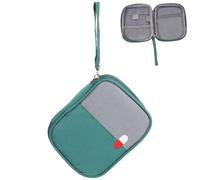 EXQUIMEUBLE Portable Small Emergency Bag Medicine Organizer with Oxford Cloth Material and Multi-Purpose Practical Design for Hiking and Outdoor Activities