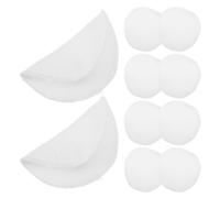 EXQUIMEUBLE Reusable Leakproof with 3-Layer Gauze Cotton 10pcs Nursing Pads Washable Breastfeeding Pads for Nursing Moms