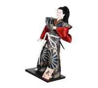 EXQUIMEUBLE Samurai Warrior Figure Japanese Samurai Warrior Statue for Desktop Display Ninja Doll Collectible Figurine