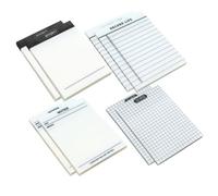 EXQUIMEUBLE Self-stick Notes Memo Pads Pet 400 Sheets 8 Pads, Leave No Traces, Easy to Use, for Planning and Marking