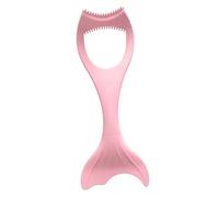 EXQUIMEUBLE Silicone Eyeliner Stencils and Eyelash Makeup Aid Tool Pink Multifunctional Eyeshadow Helper for Women Daily Eye Cosmetics Application