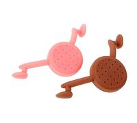 EXQUIMEUBLE Silicone Smile Lips Tightener Mouth Muscle Trainer 2pc Set, Daily Smile Exerciser for Facial Muscle Firming, Skin Care Tool for Beauty Personal Care Use