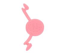 EXQUIMEUBLE Smile Mouth Exerciser Silicone Lips Tightener Facial Muscle Trainer Portable Pink Smile Training Tool for Daily Facial Exercise and Lip Shape Enhancement