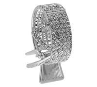 EXQUIMEUBLE Stylish Simulation Pearl Claw Hair Clip for Women Secure High Ponytail Gripper Flat Clip Design Hair Styling Essential