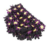 EXQUIMEUBLE Swimming Hat Comfortable Elastic Polyester with Decorative Design Extra Large Flower Swim Cap Black and Reduced Friction Resistance for Women Long Hair for Swimming
