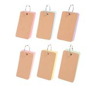 EXQUIMEUBLE Time Management Notepad Planning Handbook 6pcs 50 Sheets Paper Memo Pads Smooth Writing Impermeable for Personal Writing and Office Use Students Stationery