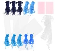 EXQUIMEUBLE Tissue Box Holder Kit with Easy to Stitch Thread and Plastic Material, Stylish and Simple Design for Office and Table Use, Convenient to Use Tissue Box Cover Making Kit