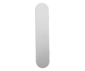 EXQUIMEUBLE Tongue Scraper Storage Case with Lash Tweezer Holder and Portable Pen Organizer for Travel and Daily Use 7X1.5X0.8 Inch Metal Design