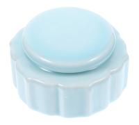 EXQUIMEUBLE Vintage Ceramic Lipstick Jar 15ml Sky Blue Mini Rouge Container Travel Cream Makeup Storage Pot for Cosmetics and Diy Decoration