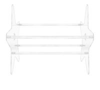 EXQUIMEUBLE Vinyl Design Acrylic Lightweight and Or Holder Record Storage Stand Sturdy for Display and Organizing Vinyl Albums Home Office