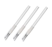 EXQUIMEUBLE Waterproof Oil-based Eyebrow Tattoo Pen, 3pcs White Mapping Markers for Microblading and Makeup Positioning, Portable Tattooing Tool for Professional Brow Artists and Personal Use