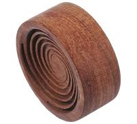 EXQUIMEUBLE Wooden Car Diffusers for Essential Oils - Portable Magnetic Clip Aroma Diffuser with Vintage Style, for Refreshing Car Interiors and Home Spaces