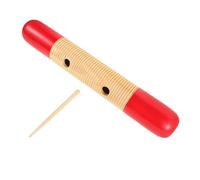 EXQUIMEUBLE Wooden Fish Guiro Handheld Percussion Instrument for Music Class Creative Early Education Orff Instrument for Traditional Latin Music Teaching Tool