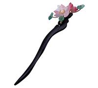 EXQUIMEUBLE Wooden Hair Stick Set 2-piece Classical Hairpin for Hanfu Headdress Simple Decorative Hair Accessories for Vintage Hairstyles and Special Occasions